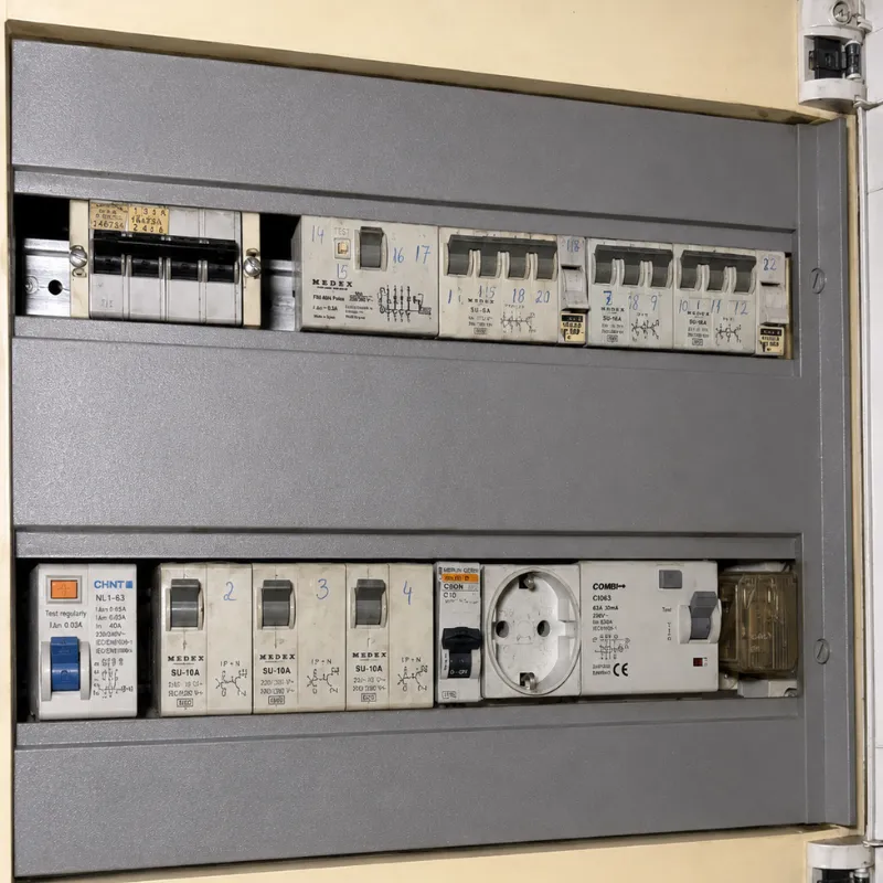 Tablero eléctrico normalizado con térmicas y disyuntor diferencial instalado en Mar del Plata